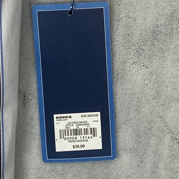 NEW Croft & Barrow Short Sleeve Button Down Striped Shirt Sz Medium NWT - Picture 8 of 8